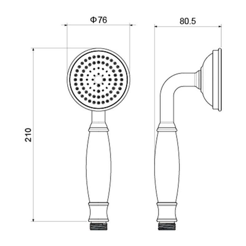 AQUATEK КЛАССИК Ручной душ 65