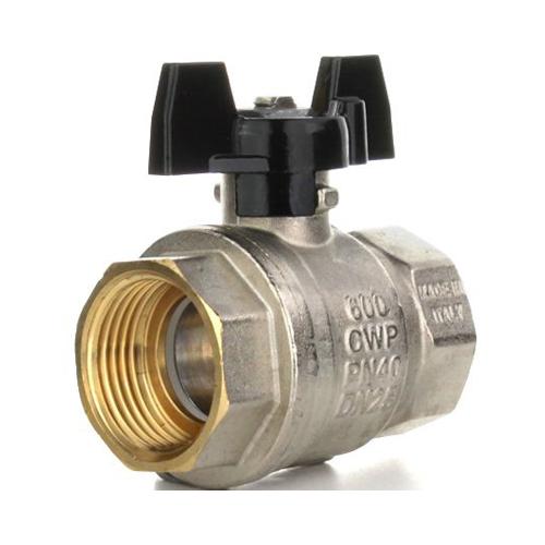 ELSEN Кран шаровой Strong T вр-вр ручка-бабочка EV12.2200