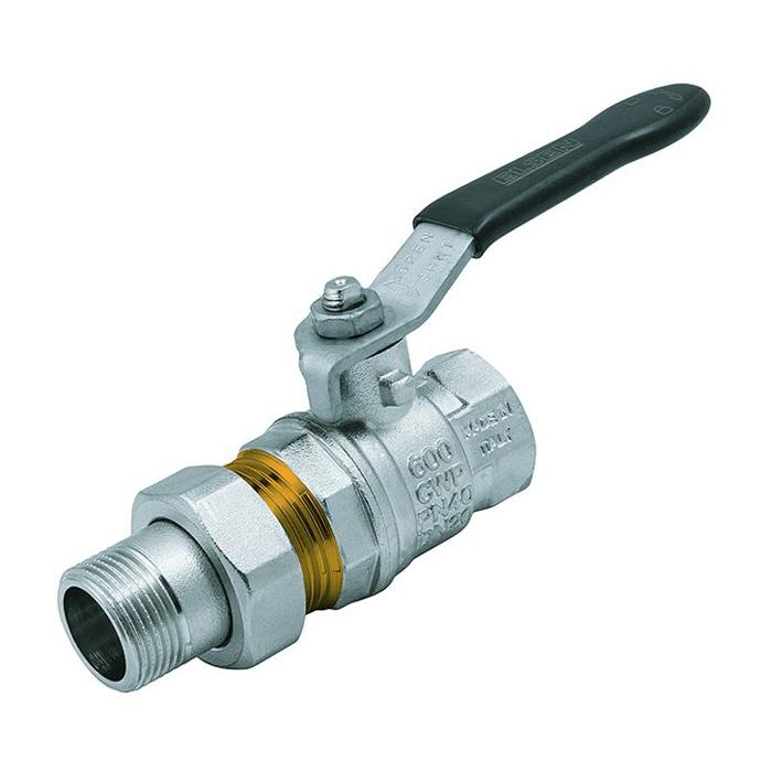 ELSEN Кран шаровой Strong T нр-вр ручка-рычаг с нг EV114.3101