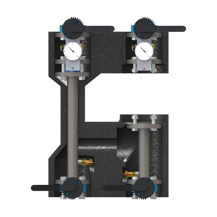 ELSEN PowerBox 70 Насосная группа прямая без насоса фланцевая DN 65 EFG65.010