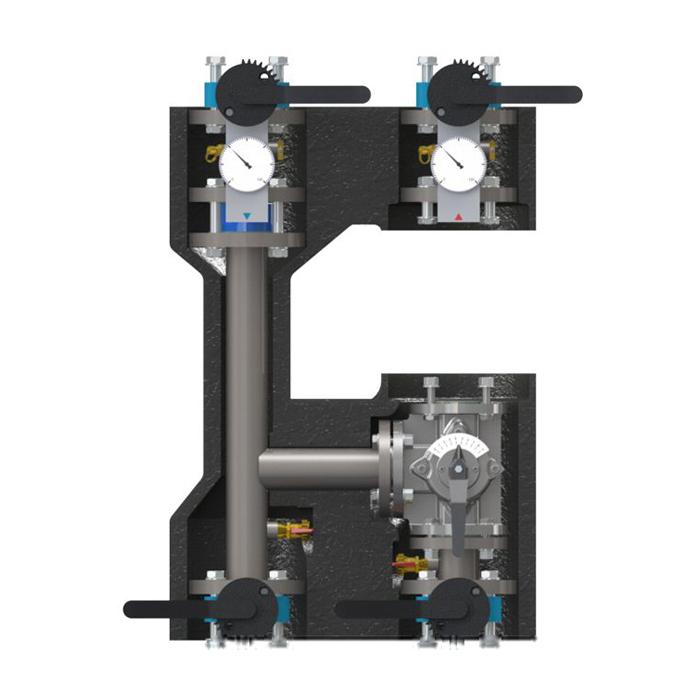 ELSEN PowerBox 33 Насосная группа смесительная без насоса и сервопривода фланцевая DN 50 EFG50.020