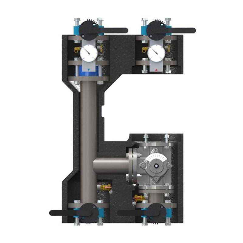 ELSEN PowerBox 70 Насосная группа смесительная без насоса и сервопривода фланцевая DN 65 EFG65.020