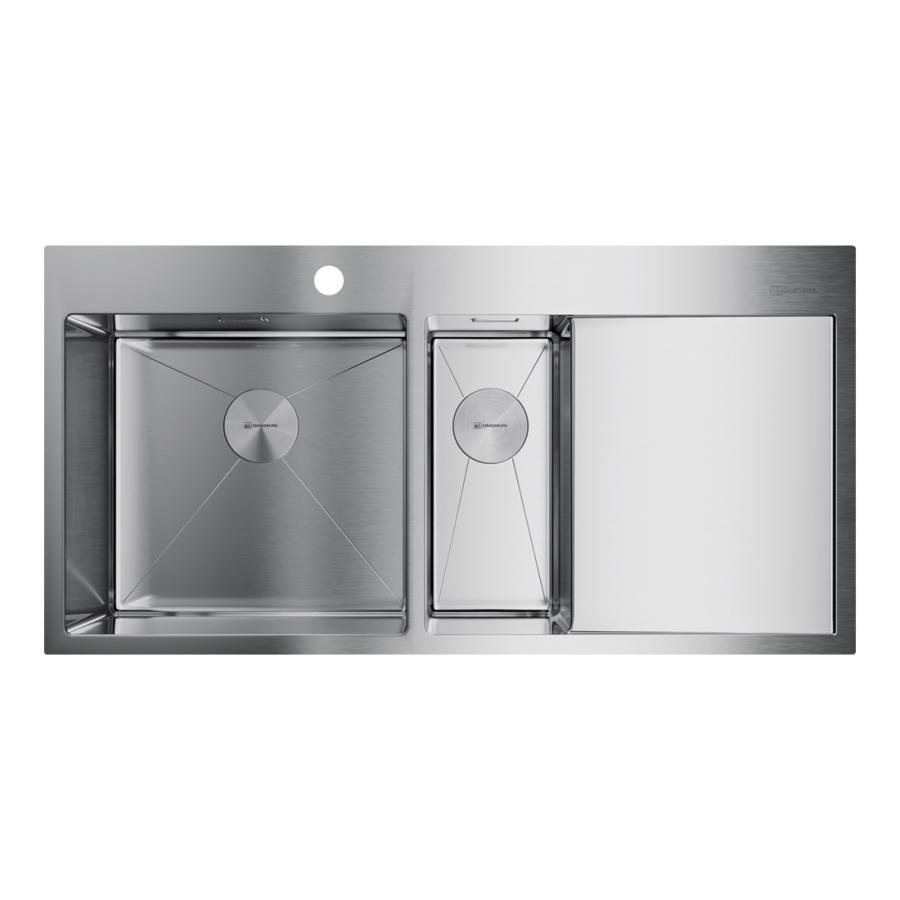 Omoikiri Akisame Кухонная мойка 100-2-L-IN нержавеющая сталь 4973544