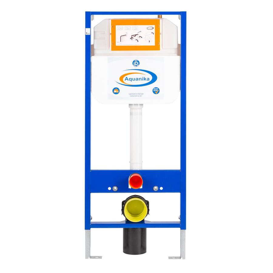 Акваника Basic Инсталляция для подвесного унитаза 113x45x12см с крепежом и шумоизоляцией 10.702.450.00.00
