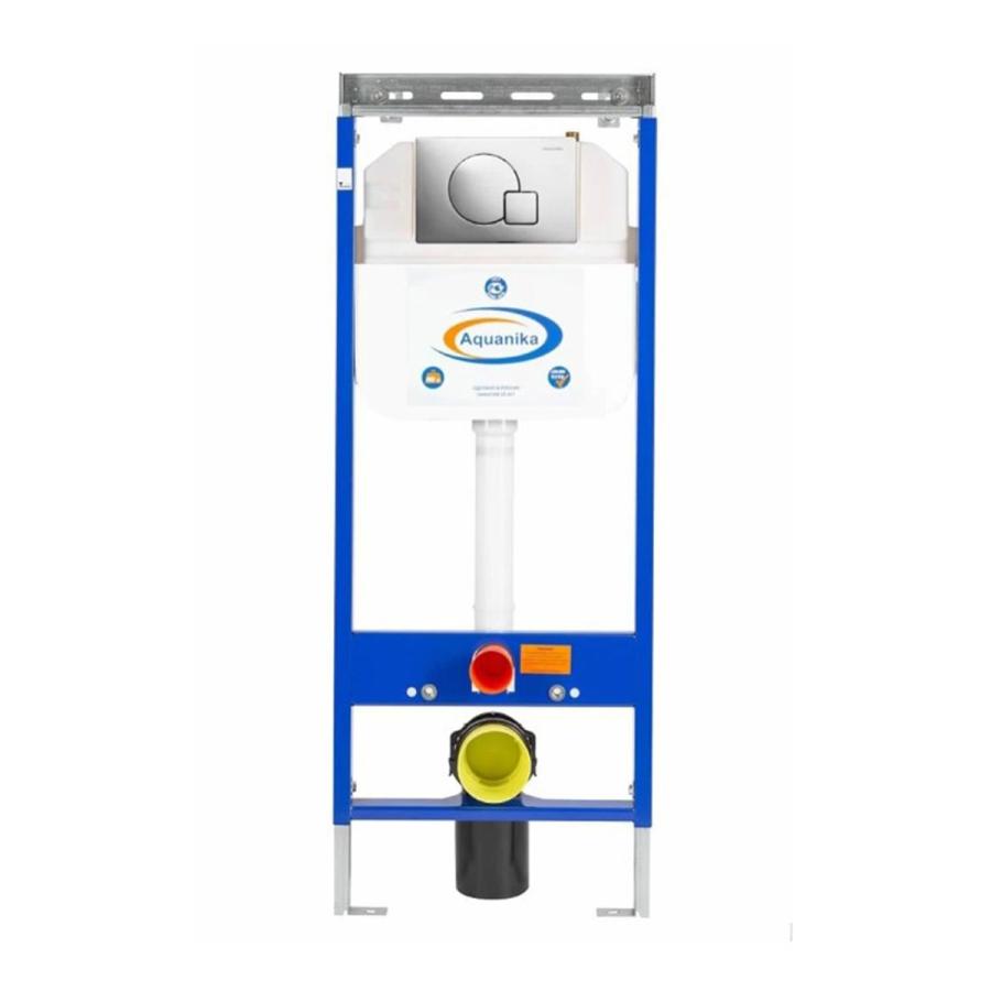 Акваника Basic Инсталляция для унитаза с кнопкой смыва
