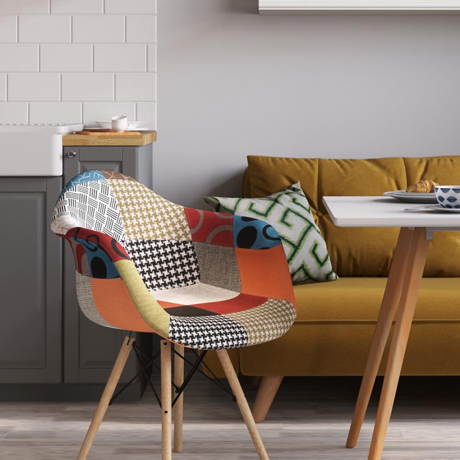 StoolGroup Кресло EAMES пэчворк (УТ000002114)