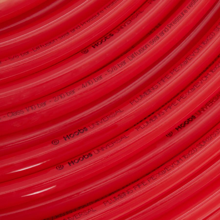 HOOBS Труба сшитый полиэтилен PE-Xa/EVOH 16 х 2,0/600 цвет красный