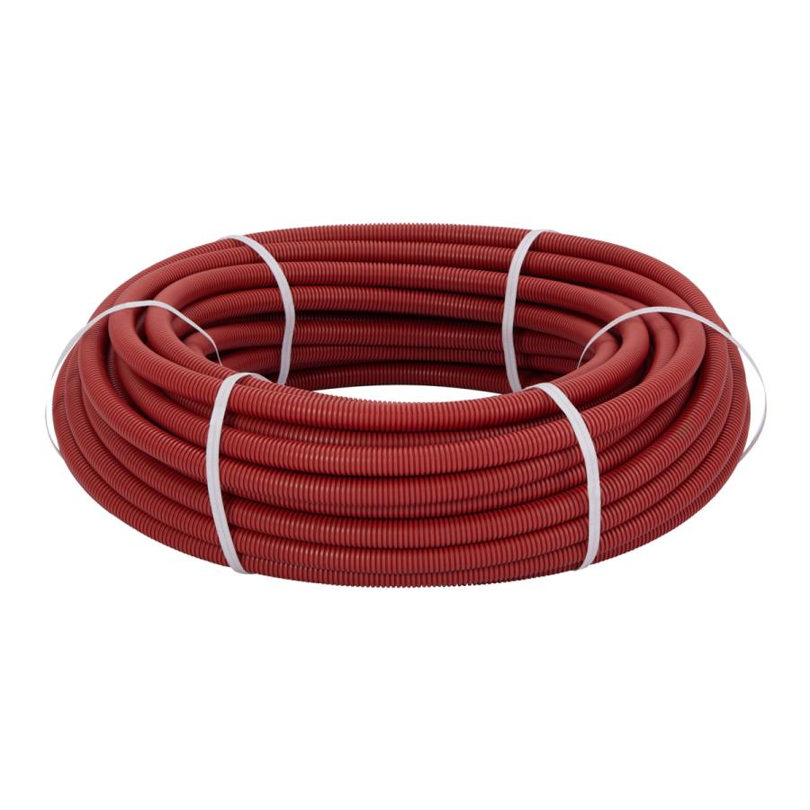 HOOBS Труба гофрированная d 40 35 х 40 для труб Dn32/30 цвет красный HB-PEGF-3540RED