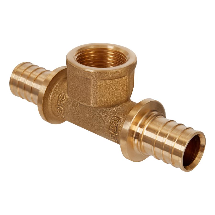 HOOBS Тройник прямой переходной с внутренней резьбой HB-PEXTG-253425