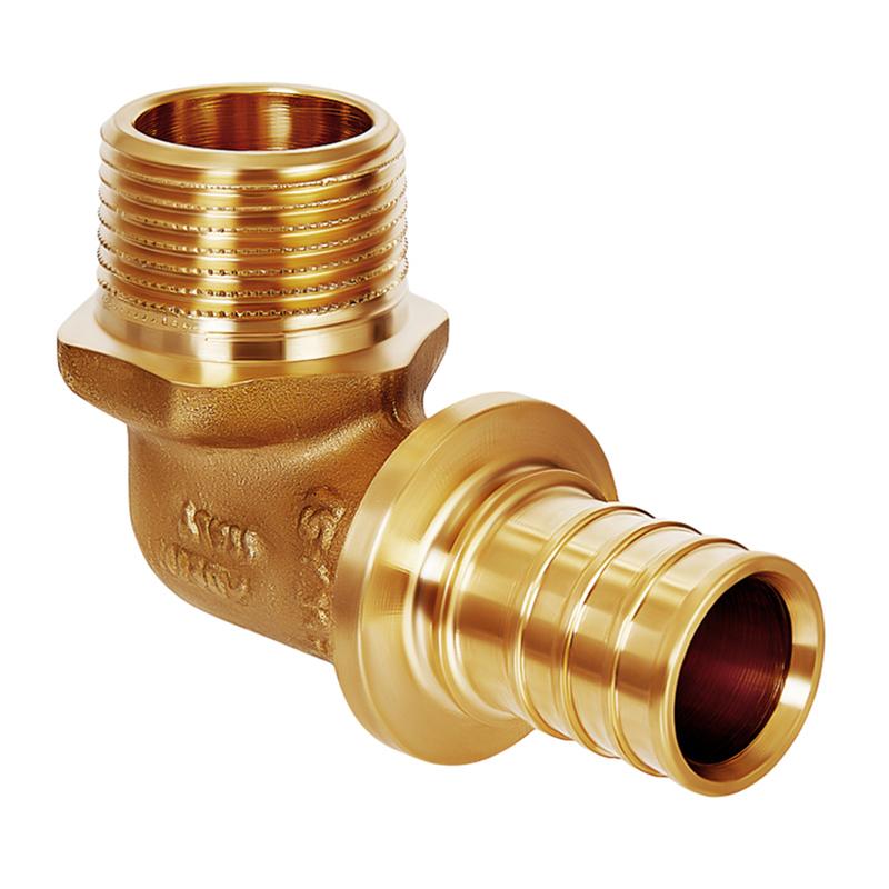 HOOBS Угольник прямой переходной с наружной резьбой HB-PEXLM-253534