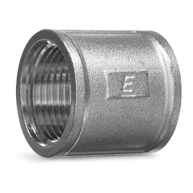 Муфта равнопроходная ВВ 1/2' TIN латунь CN