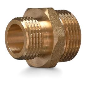 Ниппель переходной НН 1/2'×3/4' латунь CN
