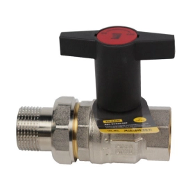 Кран шаровой Strong, НВ с разъемным соединением, высокая ручка из полимера