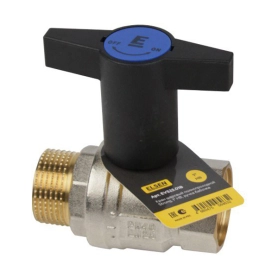 Кран шаровой Strong, НВ ручка из полимера