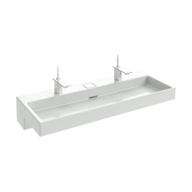 Terrace Раковина-столешница двойная с подсветкой 120x49