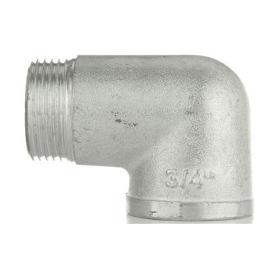 Угольник 90° НВ 1/2'-1/2' TIN никелированная латунь