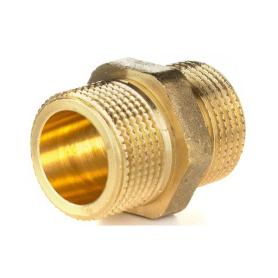 Ниппель НН 3/8'-3/8' латунь равнопроходной