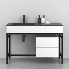 Milano Раковина 1200 x 500 x 180 с 1 отверстием для смесителя