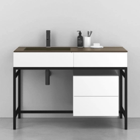 Milano Раковина 1200 x 500 x 180 с 1 отверстием для смесителя