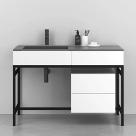 Milano Раковина 1200 x 500 x 180 с 1 отверстием для смесителя