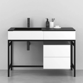 Milano Раковина 1200 x 500 x 180 с 1 отверстием для смесителя