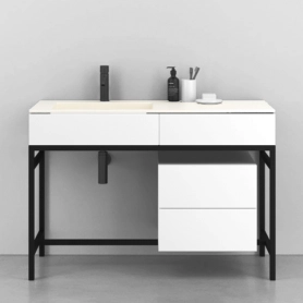 Milano Раковина 1200 x 500 x 180 с 1 отверстием для смесителя