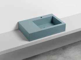 Narciso Mini Раковина 760 x 500 x 165 с 1 отверстием для смесителя