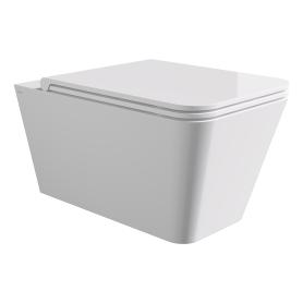 Hide Square Унитаз подвесной 550x350 безободковый без сиденья