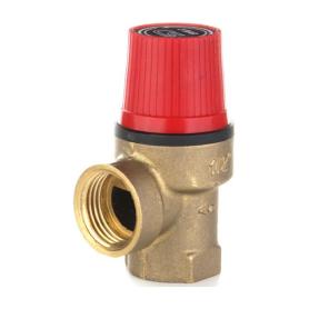 Мембранный предохранительный клапан подключение 1/2' х 3/4' вр для систем мощностью до 56 кВт порог срабатывания