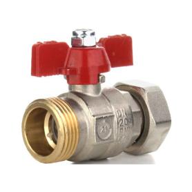 Кран шаровой нр-вр ручка-бабочка с нг