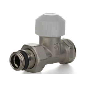 Вентиль термостатический прямой НВ 1/2'×1/2' никелированный