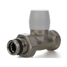 Вентиль отсекающий прямой НВ 1/2'×1/2' никелированный