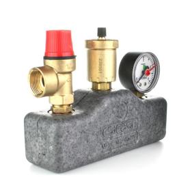 Группа безопасности котла до 50 кВт присоединение резьбовое В 1'