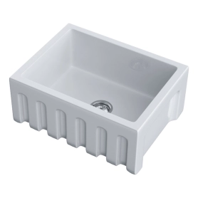Mikura Кухонная мойка 61-WH Glossy Natceramic