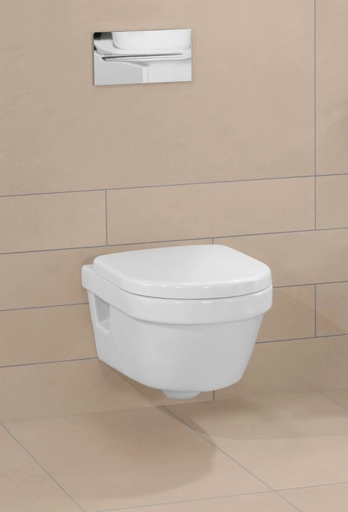 Villeroy&Boch Architectura Комплект Унитаз подвесной безободковый (с открытым смывным краем) с сиденьем микролифт изображение