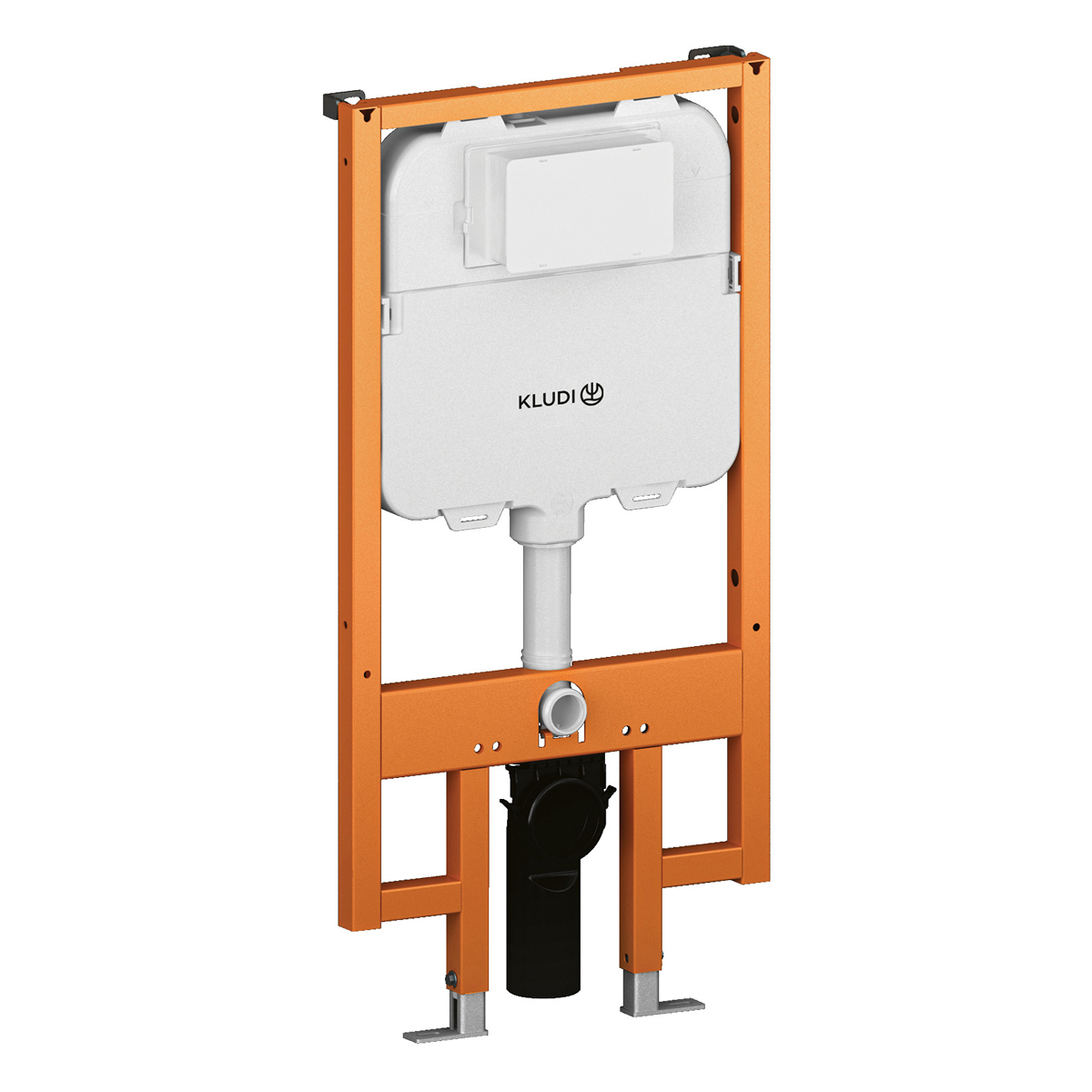 Kludi Unifix инсталляция для подвесных унитазов 8 см высота 114 см смыв 6/3 л, оранжевый