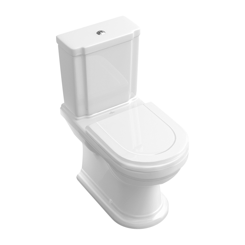 Villeroy&Boch Hommage Чаша напольного унитаза под бачок, альпийский белый