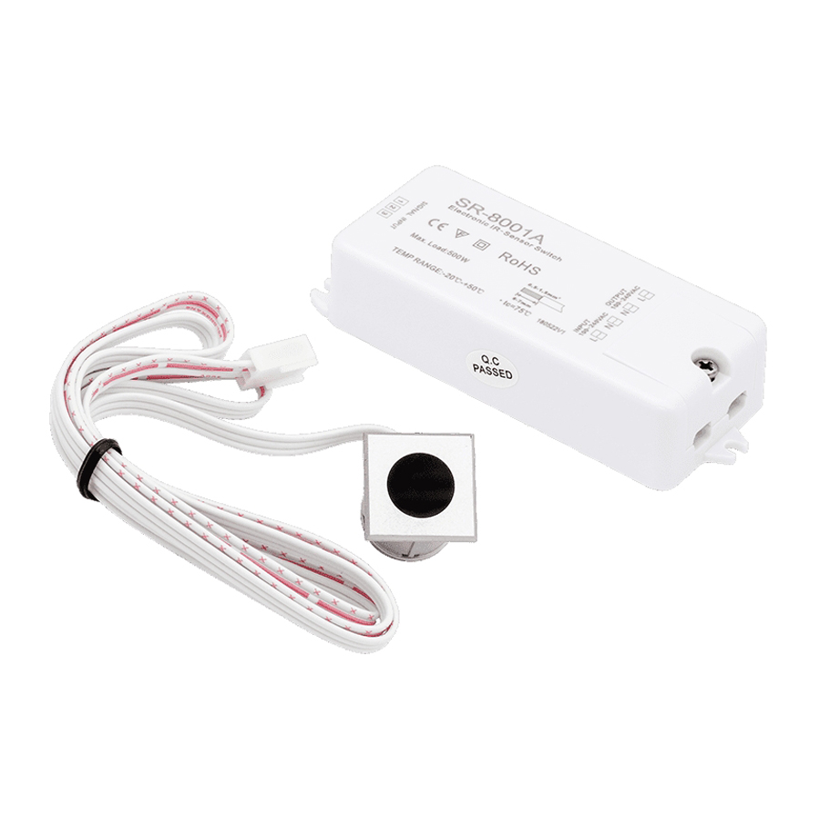 Сенсорный выключатель для лент купить. ИК-выключатель SR-8001a. Датчик sr8001a. ИК-датчик SR-8001bdc-n. SWG ИК-выключатель SR-8001adc-n.