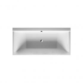 P3 Comforts Ванна прямоугольная встраиваемая или с панелями с двумя наклонами для спины белый