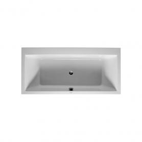 Vero Ванна прямоугольная встраиваемая или с панелями с двумя наклонами для спины 1900 x 900 мм белый