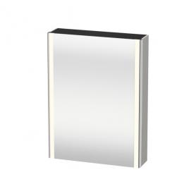 XSquare Зеркальный шкафчик левосторонний серый бетон