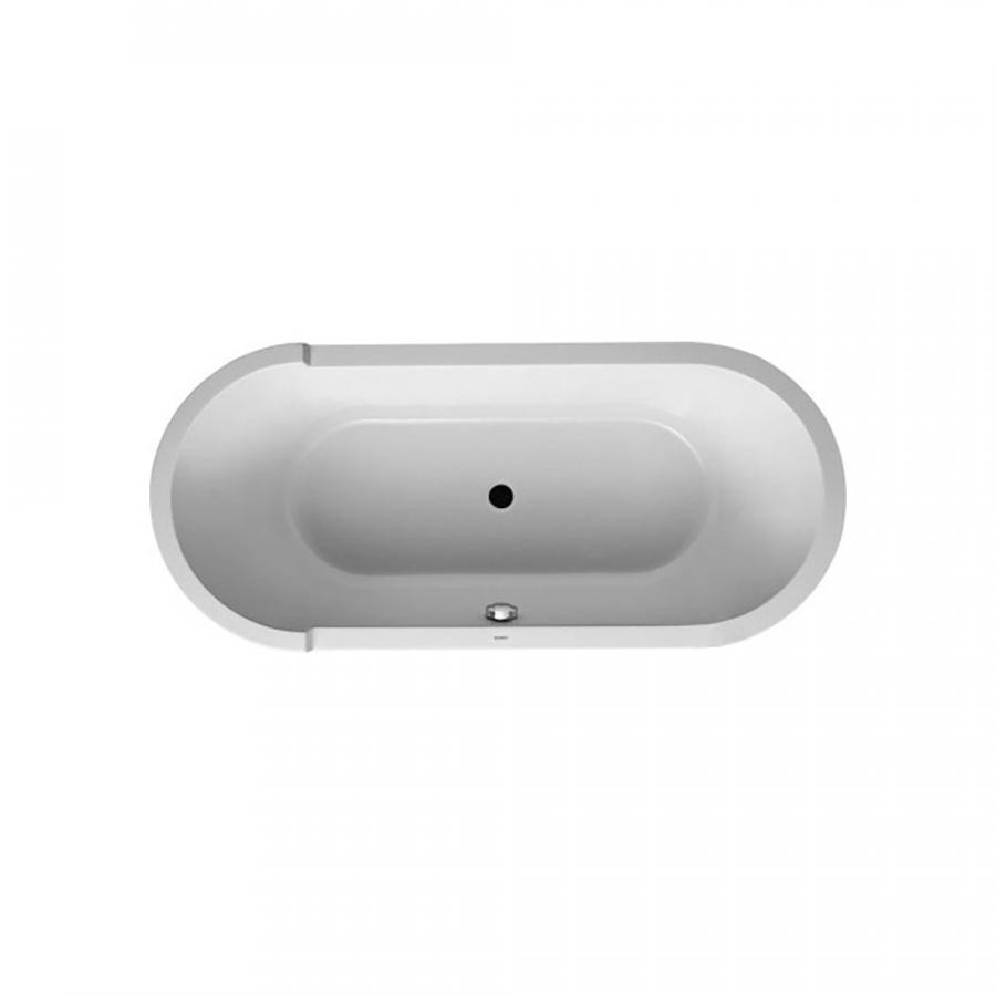 Duravit Starck Ванна овальная встраиваемая версия с двумя наклонами для спины 1800 x 800 мм белый 700009000000000