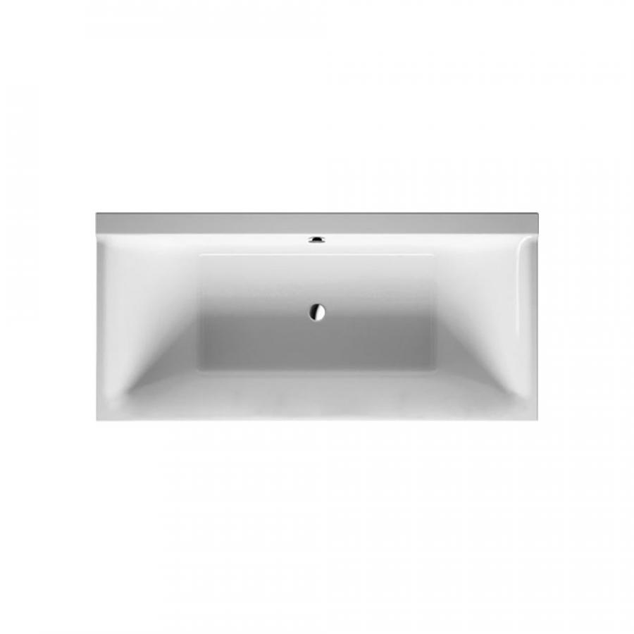 Duravit P3 Comforts Ванна прямоугольная встраиваемая или с панелями с двумя наклонами для спины белый 700378000000000