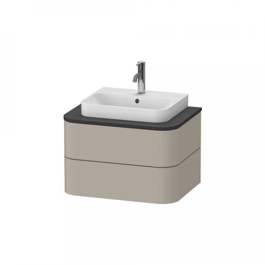 Duravit Happy D.2 Plus Тумбочка для подвесной консоли 650 x 480 мм серо-коричневый HP496006060