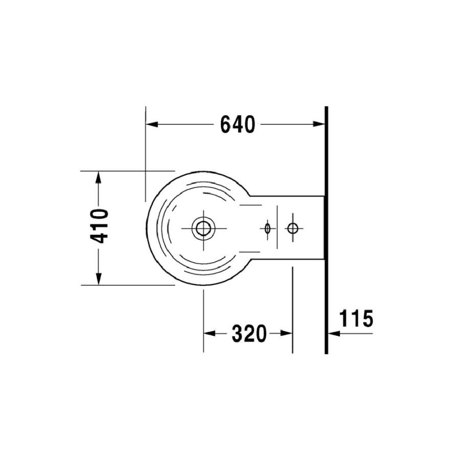 Duravit Starck 1 Биде напольное с Wondergliss с Wondergliss 02741000001 - Изображение 2