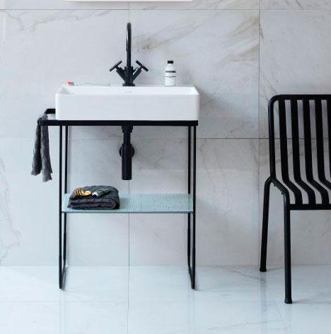 Купить Duravit DuraSquare Консоль металлическая напольная черный