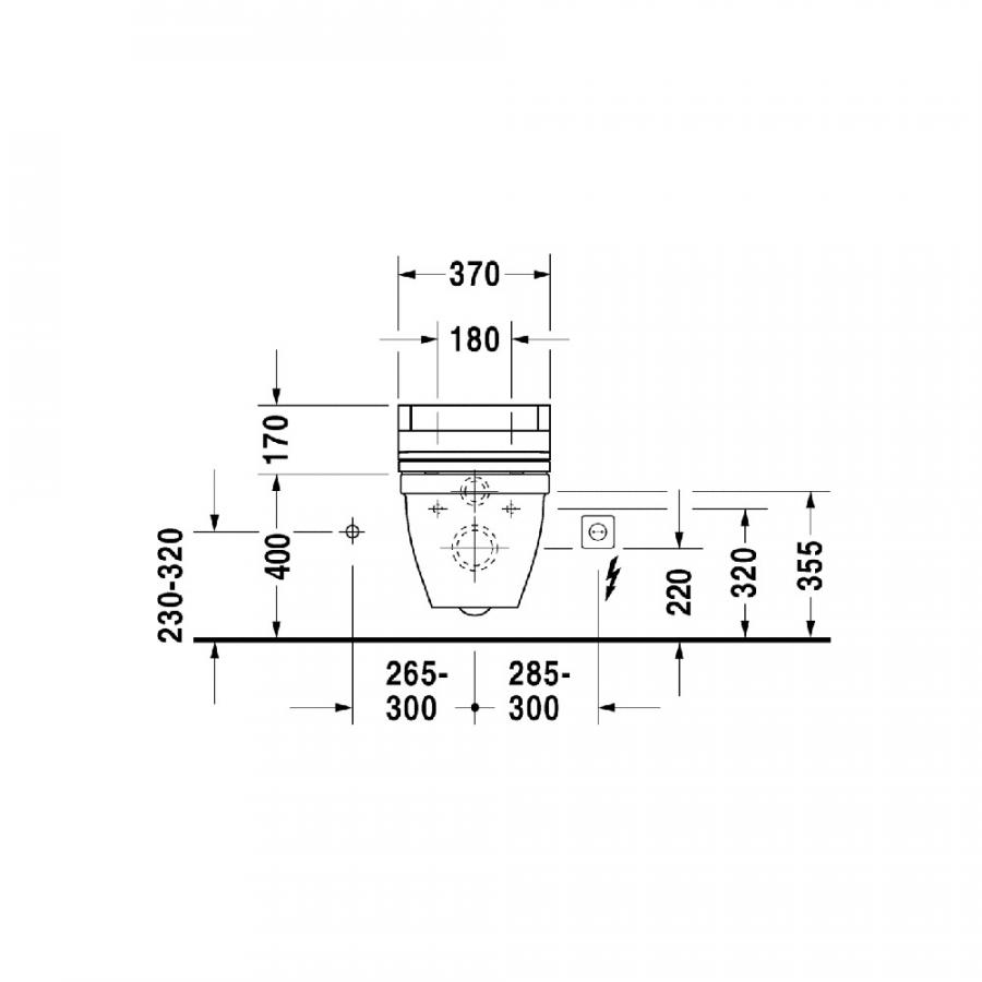 Duravit Starck 3 подвесной унитаз длина 62см длина 62 см изображение