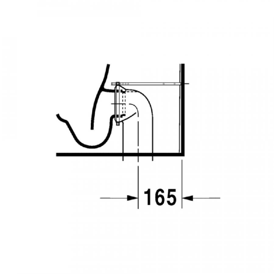 Duravit D-Code Унитаз комбинированный длина 69,5 см 21420900002 - Изображение 8