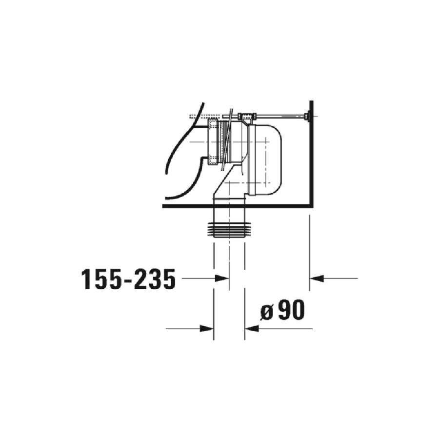 Duravit D-Code D-Code Унитаз комбинированный, длина 65 см 21180920002 - Изображение 11