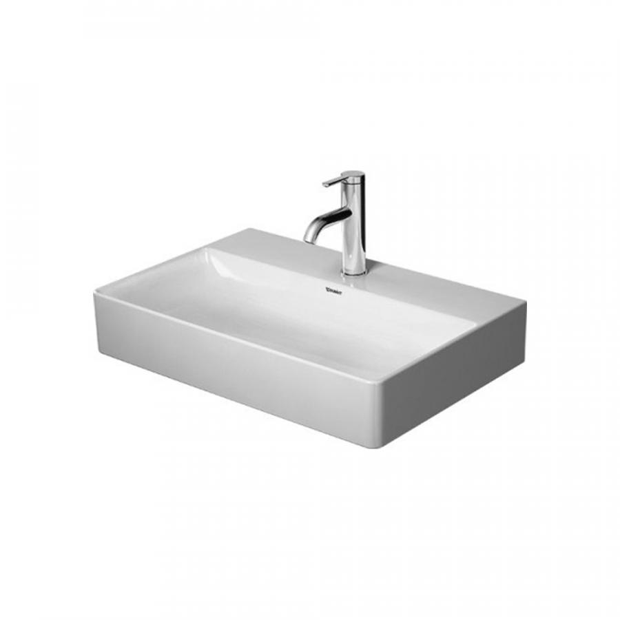 Duravit DuraSquare Умывальник для мебели шлифованный компакт 600 x 400 мм белый 2356600014